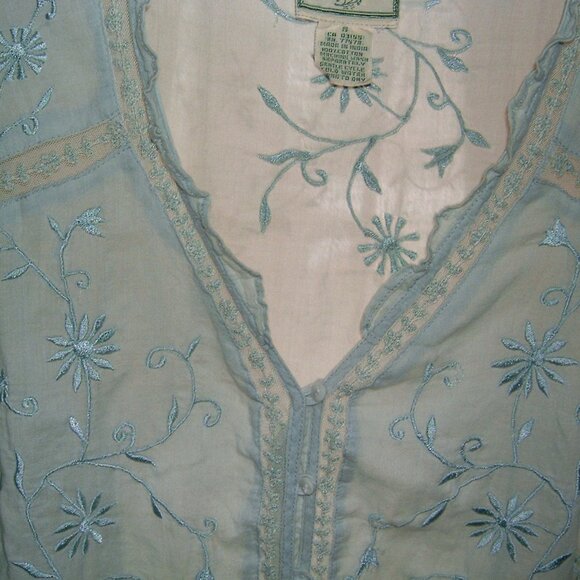 April Cornell Summer Top and Straw Hat Lot s - Picture 4 of 16